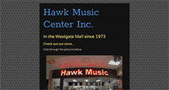 Desktop Screenshot of hawkmusiccenter.com