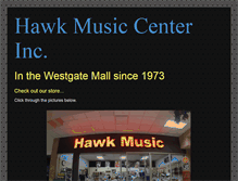 Tablet Screenshot of hawkmusiccenter.com